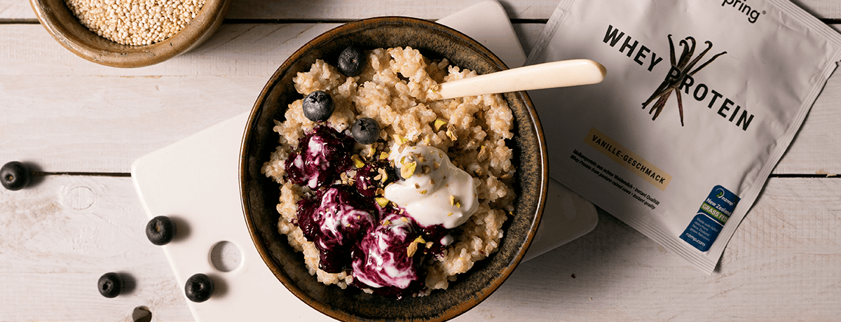 Porridge proteico di quinoa