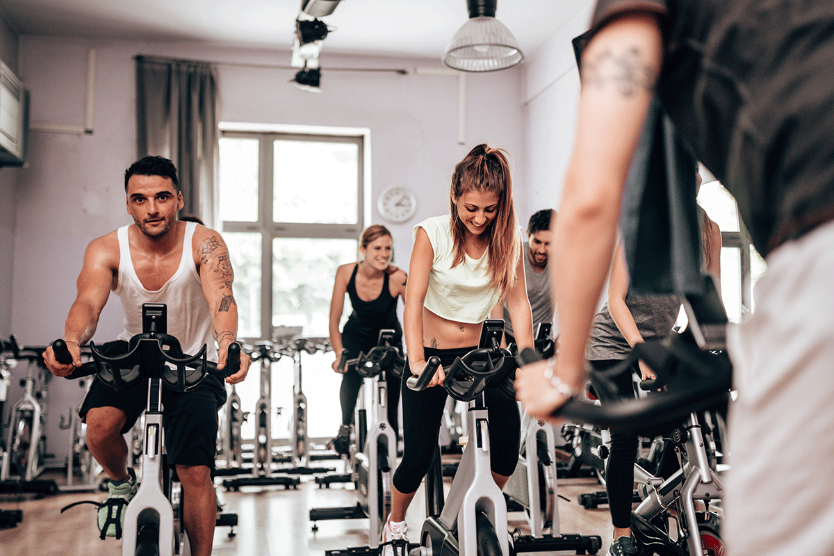 Spinning: Get pedaling for a tough workout in high gear