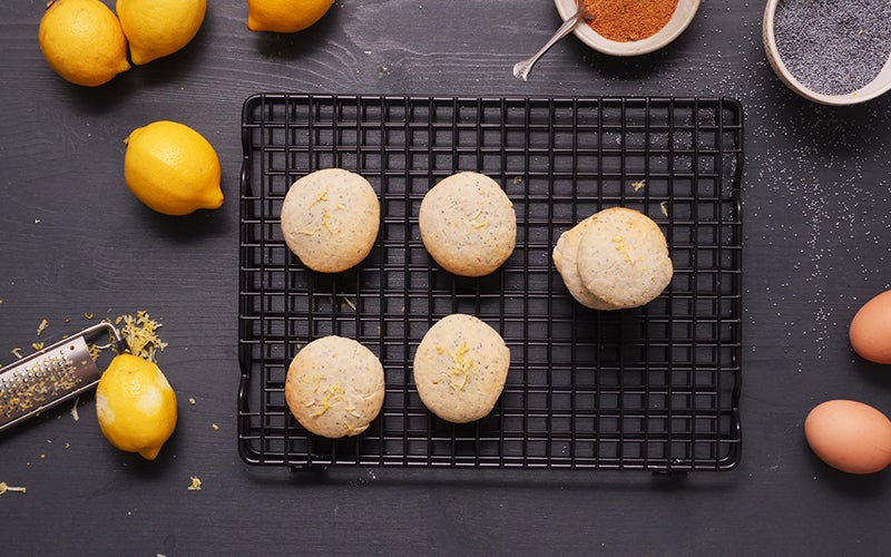 Zitronen Mohn Cookies