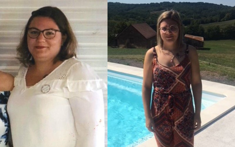 Perdere peso: Mathilde prima e dopo