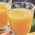 Bebida de naranja y zanahoria