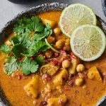 Curry di ceci e patate