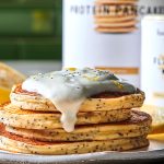 Zitrone-Mohn Protein Pancakes