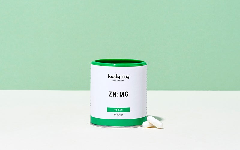 a canister of Zn:Mg zinc and magnesium capsules