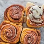 Sugar-free cinnamon rolls with sweet potatoes