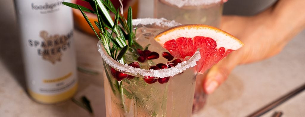 Alkoholfreier Grapefruit Cocktail