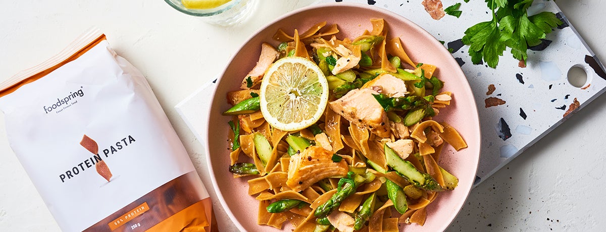 Pasta with Salmon and Asparagus