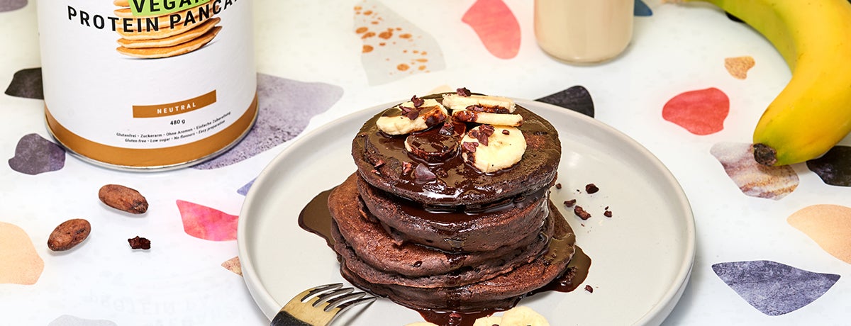 Pancake vegani al cioccolato