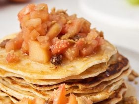 Apfelkuchen Protein Pancakes