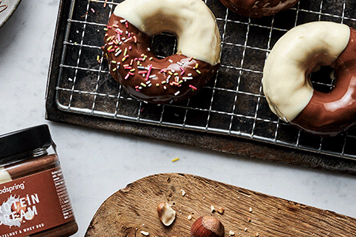 Donuts mit Duo Protein Creme 