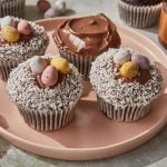 Cupcakes de Pâques en forme de nid