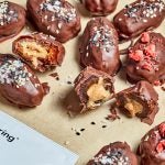Chocolate Peanut Butter Dates (+ Protein)