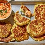 Healthy Courgette Fritters (High Protein)