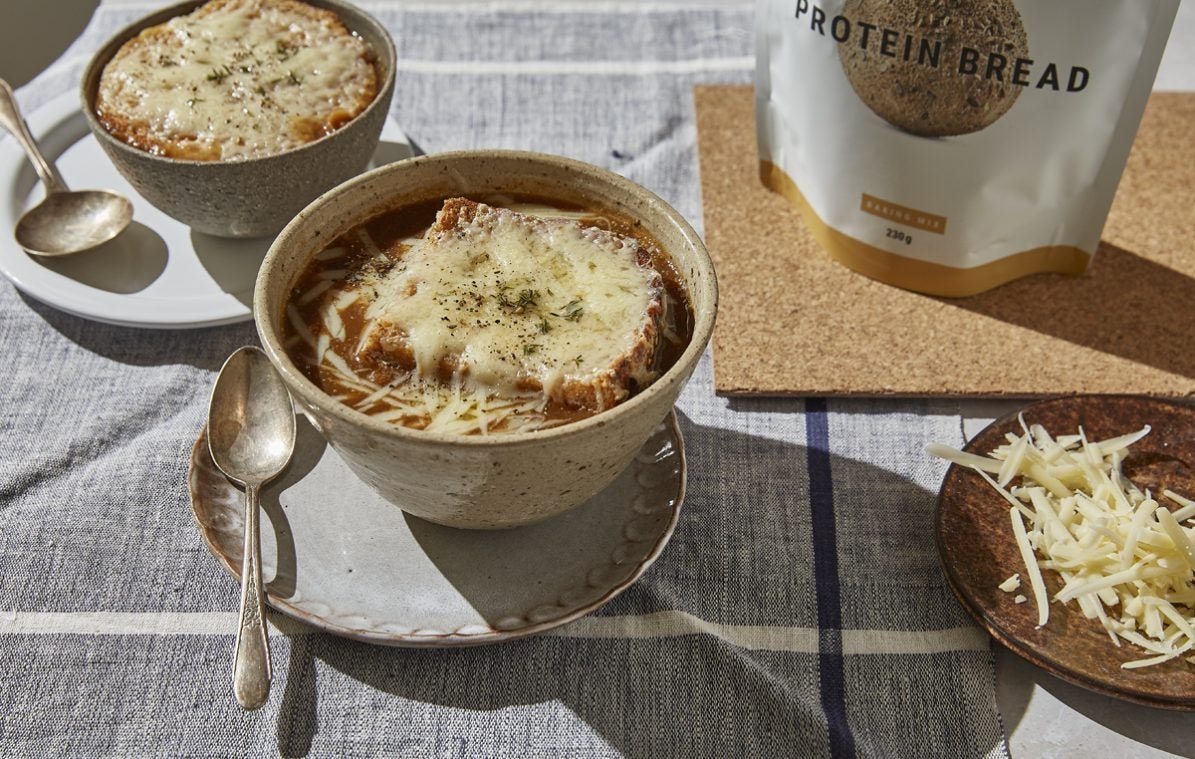high protein french onion soup