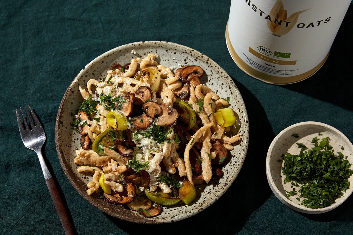 Pâtes aux poireaux et champignons - Cookidoo® – the official Thermomix®  recipe platform