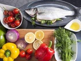 healthy ingredients on a table